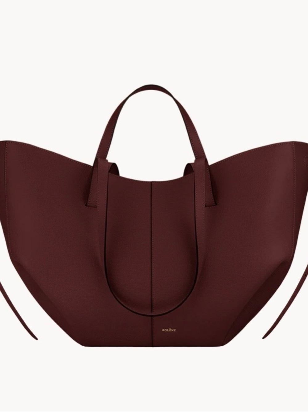 Polène Burgundy Shoulder Bag